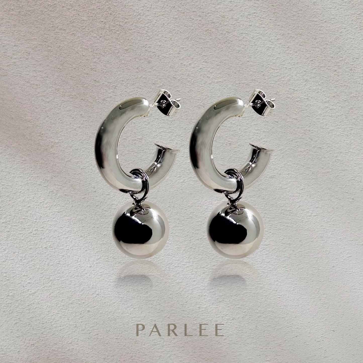 Arracada Boule Plata