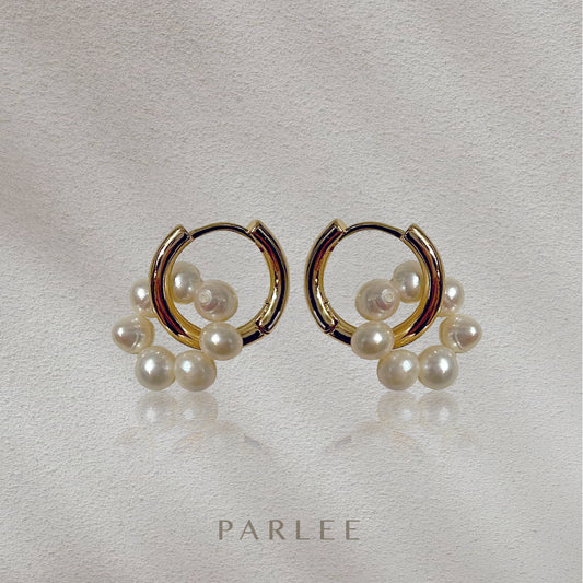 Arracada Basic con Perla