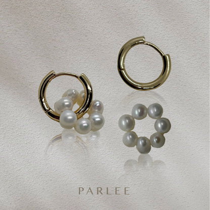 Arracada Basic con Perla