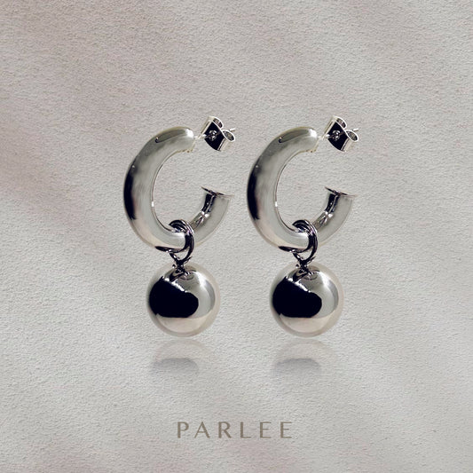 Arracada Boule Plata