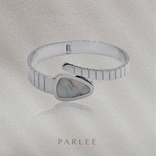 Brazalete Snake Plata